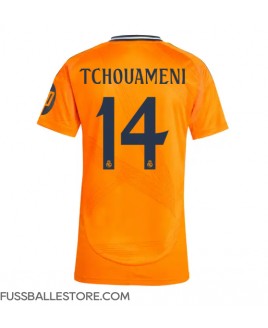 Günstige Real Madrid Aurelien Tchouameni #14 Auswärtstrikot Damen 2024-25 Kurzarm